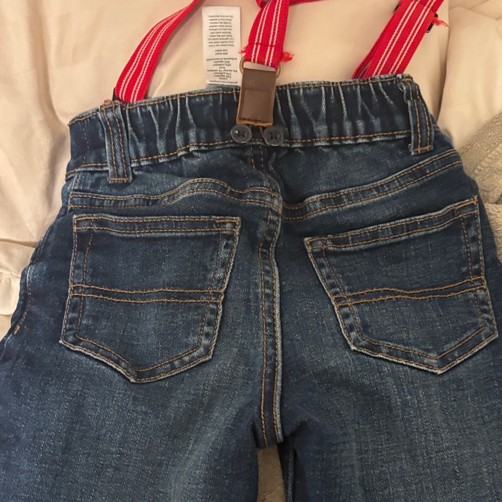 OshKosh B’gosh 4T lined Blue Jeans - Picture 5 of 7